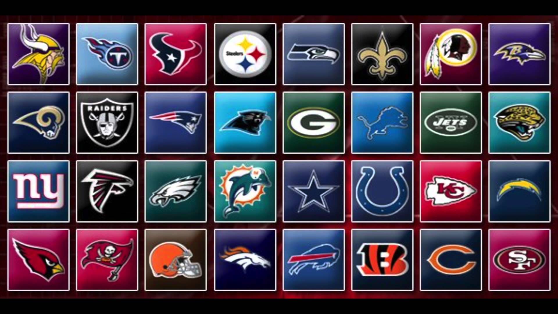 List Of All 32 Nfl Teams Image To U 