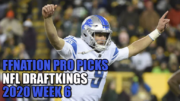 FFNATION PRO PICKS – Daily Fantasy Football DraftKings Strategy – 2020 NFL Week 6