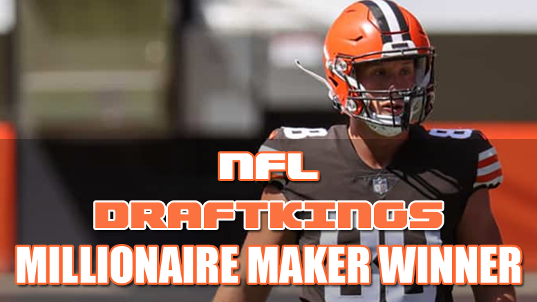 DraftKings NFL Million Dollar Winning Lineups – 2020 WEEK 10 - FFNATION