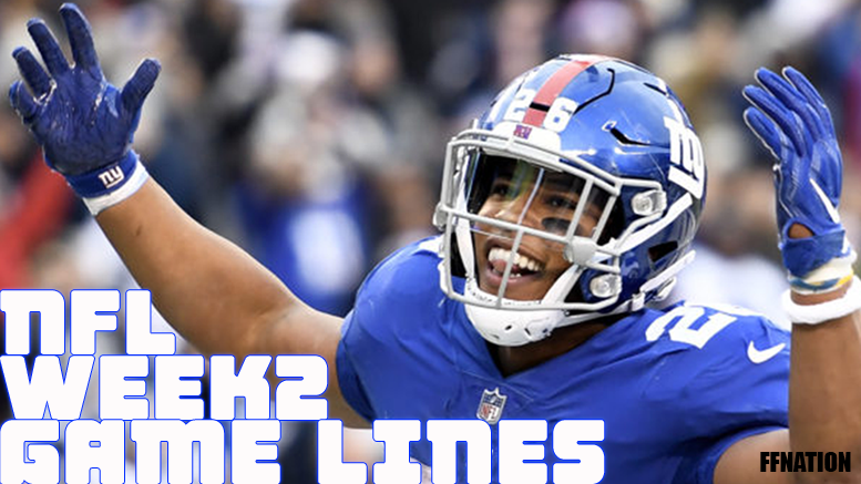 NFL Lines – 2021 Week 2 - FFNATION