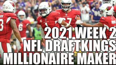 NFL DraftKings Million Dollar Winning Lineups – 2021 WEEK 2