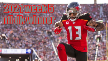 NFL DraftKings Million Dollar Winning Lineups – 2021 WEEK 5